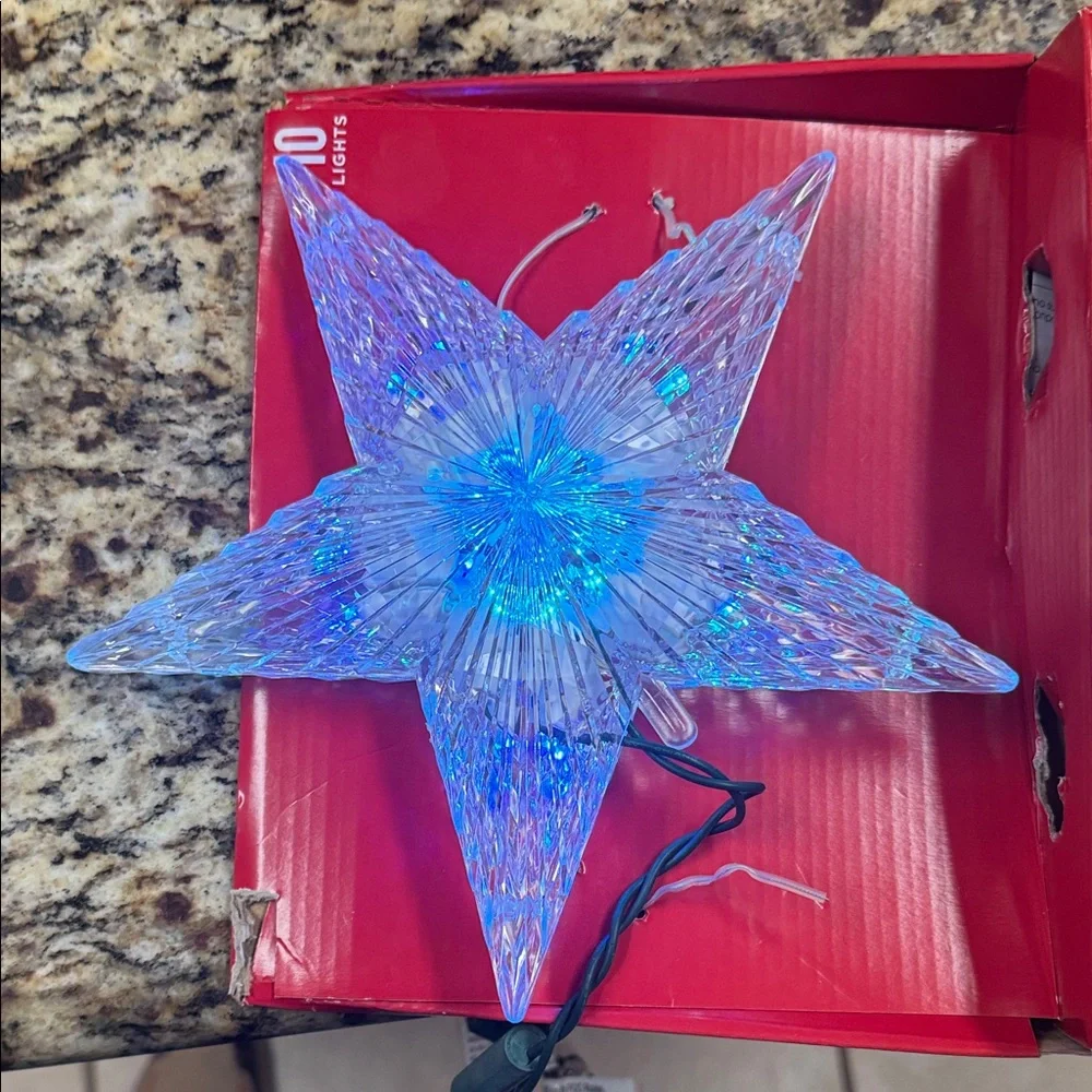 Christmas Tree Topper Color-Changing Star Tree Topper LED